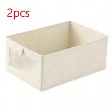 White Drawer Storage Box With Transparent Window | Stackable Wardrobe Storage Box Suitable For Underwear, Pants, Clothing | 1pc, 2pcs, 3pcs, 5pcs Multiple Sizes Available | Wardrobe And Cabinet Storage Solution Home Storage Solution - Multicolor - View 10