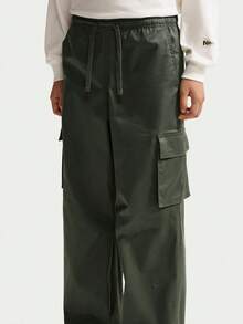 Nike Women's AS W NK STREET UTLTY Woven Cargo Pants IO2455-303 - Green - View 1