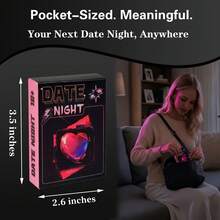 50-Piece Romantic Couples Card Game: Playful Prompts & Dares, Adventurous Challenges & Fun Date Night Activities, Two-Player Relationship Board Game, Valentine's Day & Anniversary Gift For Him And Her - Multicolor - View 3