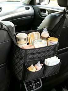 Leather Car Storage Bag, Suitable For Daily Car Item Storage And Organization, Essential For Travel And Storage - Multicolor - View 7
