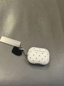 Niche Black Polka Dot Protective Case For Pods Pro 1st 2nd 3rd 4th Generation Bluetooth Earphones - White - View 1
