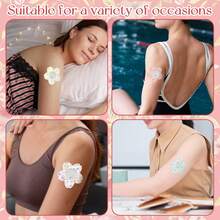 1 Box - 2/10pcs Floral Patches For G7, Waterproof And Breathable, Sensor Cover, 5 Floral Theme Waterproof Breathable CGM Sensor Stickers For G7 - View 6