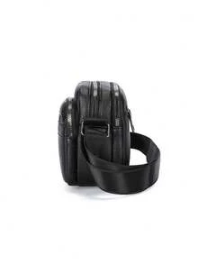 New Style Crossbody Bag, Fashionable And Casual, Large Capacity Commuting Shoulder Bag, Crossbody Bag - Black - View 8