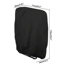 1 buah Sarung Kursi Lipat Luar Ruangan Tahan Cuaca, Dengan Kantong Gesper Tali Serut, Pelindung Kursi Lipat Tahan Air dan UV, Cocok untuk Furnitur Taman dan Teras, Penggunaan Sepanjang Musim, Sarung Kursi Luar Ruangan - A - View 8