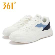 361degree New Men's Lightweight Versatile Retro Comfortable Casual Sneakers - White/Blue - View 3
