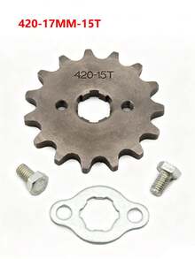 420 10/12/13/14/15/16/17/18/19 Tooth Front Engine Sprocket 17mm/20mmFor 70cc 110cc 125cc Pit Dirt Bike Replacement Accessories - A - View 11