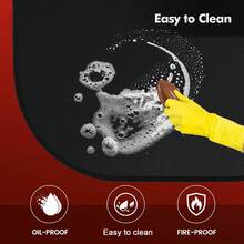 Keset Tahan Api untuk Perapian Dalam Ruangan, Alas Tahan Api Luar Ruangan dari Serat Kaca untuk Perapian dan Cerobong Asap, Keset Pelindung Bara Api untuk Kompor Perapian - 27,6 inci x 20 inci - View 6