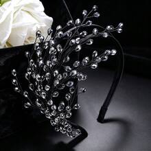1pc Casual Party Elegant Iron Headband Bridal Wedding Hair Accessory All Seasons - Multicolor - View 5