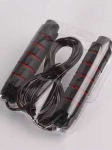 Steel Wire Jump Rope, Anti-Slip Design, Foam Handles. Adjustable Length, Perfect For Home Fitness, Daily Exercise And Weight Loss. - Multicolor - View 10