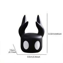 3D Printed Black 3D Decorative Figurine, Headphone Game Controller Stand With Matte Texture Craftsmanship, Minimalist Angular Design With White Circular Decoration, Surface Retains Printed Texture. Suitable For Desktop, Desk, Gaming Station As Decorative Display, Unique Niche Desktop Item, Suitable For Collection And Display, Also As Creative Gift For Like-Minded People, High Recognition Design, Holiday Gift - Multicolor - View 8