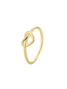 Charm-In Women's Gold-Plated Rings, Infinity Symbol / Hollow Heart / Love Letter Hollow Design, Simple Romantic Style, Suitable For Daily Wear And Dates, Sweet Jewelry Gift For Women - Gold - View 16