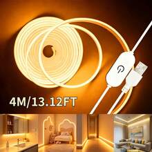 Luz de Neón LED, Tira de Luz LED USB 5V con Controlador Táctil, Luz de Cuerda de Neón Flexible, Adecuada para Decoración Interior y Exterior, Dormitorio, Cocina, Fiesta, Retroiluminación de TV - Luz de neón - Ver 21