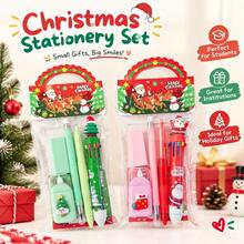 Christmas Best-Seller Highly Attractive 6-Piece Stationery Set, Student Stationery Gift, Learning Reward Small Gift - Multicolor - View 2