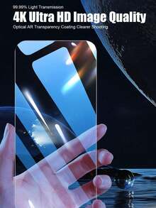 Navigator 3pcs [2026 New] 9H Tempered Glass Screen Protector, Compatible With IPhone18/18Pro/18Promax/17/17 Pro/17 Pro Max/17 Air/16/16 Plus/16 Pro/16 Pro Max/15/15 Pro Max/14/14 Plus/13/13 Mini/12/12 Mini/11 Pro Max/X/XS/XR, High Definition Transparent Anti-Scratch Bubble-Free - Clear - View 4