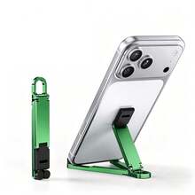 Foldable Desktop Phone Stand, Adjustable Portable Phone Holder, Stable Three-Point Support, Non-Slip Base, Compact Space-Saving Design, Suitable For Home, Office, Study, Video Calls, Live Streaming And Travel - Multicolor - View 11