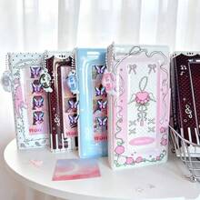 Sweetheart Guardian Wings 4-Pocket Card Holder Bowknot Idol Photo Card Storage Album Sticker Ticket Scrapbook - Multicolor - View 5