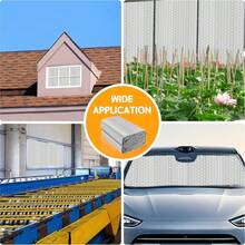 Aluminum Foil Bubble Insulation Radiation Barrier Roll, Suitable For RV Window Protection Cover - A - View 5