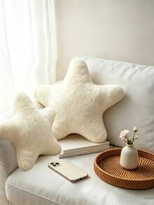 Multi-Color Star-Shaped Plush Throw Pillow, Cute Gift For Girls, Home Essential, Suitable As Daily Gift For Friends And Family - Multicolor - View 4
