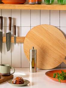 Set Dispenser Minyak & Cuka Stainless Steel 2 Buah dengan Baki Portabel, Lapisan Dalam Akrilik, Finishing Halus dan Jendela Indikator Level Minyak, Cocok untuk Kecap, Meja Dapur dan Restoran, Dekorasi Meja Natal dan Hadiah - View 10