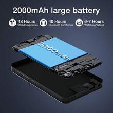 16GB Android MP3 Player, 4-Inch Touch Screen, Bluetooth And WiFi, Streaming Apps, FM, 512GB Expandable (No SD Card) - View 7