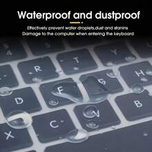 Ultra-Thin Keyboard Cover, User-Friendly, Fits 30.48-35.56cm Laptops, Durable Non-Slip Keyboard Cover, Suitable For Business, Office And Travel, Dust-Proof And Washable Reusable Protection, Ultra-Thin Keyboard Shell, Fits 12-14 Inch/30.48-35.56cm Laptops, Available In Purple, Pink, Blue, Yellow And Transparent Keyboard Shells. - View 7
