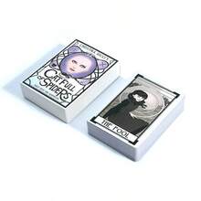 Cat Full Of Spiders Playing Card For Divination Party Game - Grey - View 3