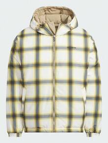 Adidas Originals Men's REVERSIBLE DOWN Jacket, Thick Down Jacket With 80% Down Content - Short KF9278 - Brown - View 5