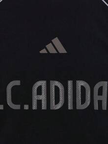 Adidas Men's ST TIRO PISTE Knit Pullover Sweatshirt KX2847 - Black - View 4