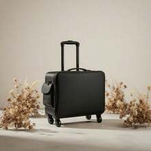 Professional Large Capacity Rolling Makeup Case, For Storing Eyelash Extension Supplies, Nail Art Tools And Cosmetics - Black - View 7