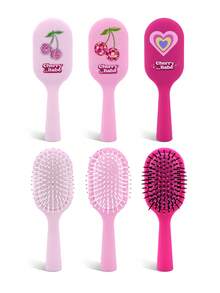 1pc/3pcs Air Cushion Hair Brush, Anti-Static Detangling, Volumizing Styling, Wet & Dry Use, Scalp Massage, Portable & Easy To Clean, Essential Christmas And Halloween Gift - Multicolor - View 10