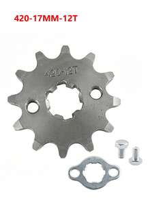 420 10/12/13/14/15/16/17/18/19 Tooth Front Engine Sprocket 17mm/20mmFor 70cc 110cc 125cc Pit Dirt Bike Replacement Accessories - A - View 13