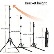 Wig Stand Tripod, Adjustable Wig Head Stand, Mannequin Head Stand For Cosmetology Hairdressing, Wig Stand Tripod With Tool Tray (Mannequin Head Not Included) - View 4