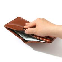 1pc Men's Short Wallet, Fashionable Slim Soft Wallet, Large Capacity Multi-Card Slots, Can Store Large Bills, Minimalist Coin Purse, Credit Card/Bank Card/ID Card/Photo Slot/Phone, Business Casual Style, Ideal Gift For Men's Birthday Or Partner, Fashionable Youth Style Suitable For Men And Women. Large Capacity Multi-Card Slots - Multicolor - View 7