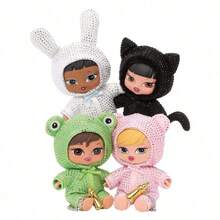 MGA Entertainment- Bling Blind Box Series Fashion Doll Mini Figures, Random Mystery Collectible Vinyl Dolls, Display Decor, 14+ - Multicolor - View 4