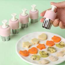 8 buah Cetakan Buah, Cetakan Kue Buah dan Sayuran Berbentuk Kupu-kupu, Cetakan Kue Stainless Steel, Alat Dapur Kreatif, Cocok untuk Kotak Bekal, Pesta Ulang Tahun, Natal dan Halloween, Perlengkapan Dapur - MultiWarna - View 5