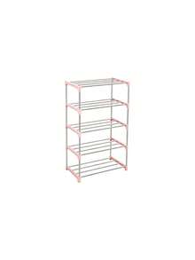 Kệ giày độc lập 3/4/5 tầng bằng thép không gỉ, kệ giày nhiều lớp có thể xếp chồng, kệ lưu trữ nhỏ điều chỉnh được, dễ lắp ráp, tủ lưu trữ đứng sàn, phù hợp cho lối vào, phòng khách, ký túc xá, đồ dùng thiết yếu cho gia đình, lưu trữ và sắp xếp giày - Nhiều màu - Xem 11
