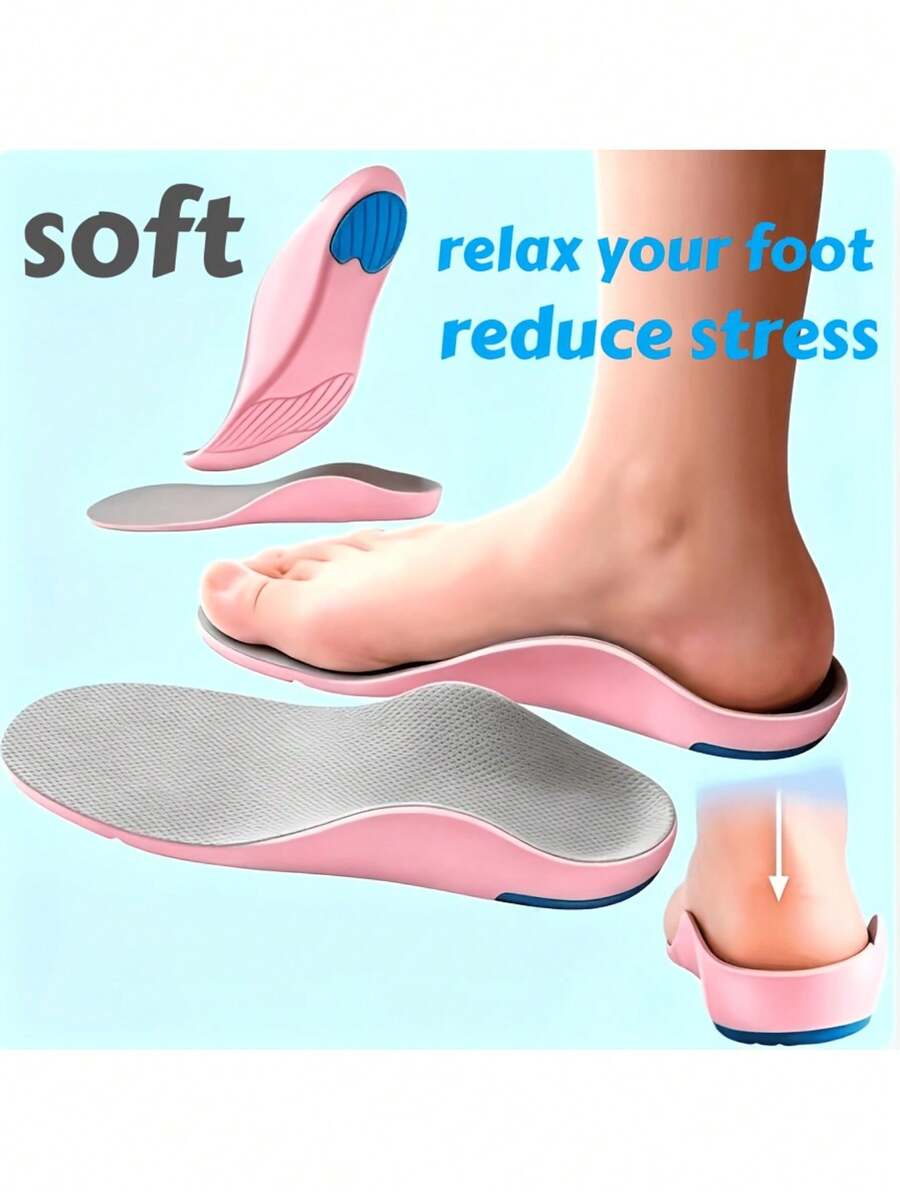 Sol Penopang Lengkungan Kaki, Sol Pijat Penopang Lengkungan Kaki Unisex, Sol Sepatu Lari Peredam Guncangan, Sol Sepatu Kerja, Cocok untuk Penggunaan Berdiri Jangka Panjang - Beraneka warna - View 1