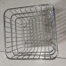 1pc Stainless Steel Coffee Storage Basket, Multipurpose Metal Organizer Basket For Coffee, Office Desk, Kitchen, Bar, Bathroom, Home Decor, Back To School - Silver - View 4