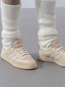 adidas originals HANDBALL SPEZIAL 圓頭舒適低幫板鞋 男女同款 棕色 - 棕色 - 查看 1