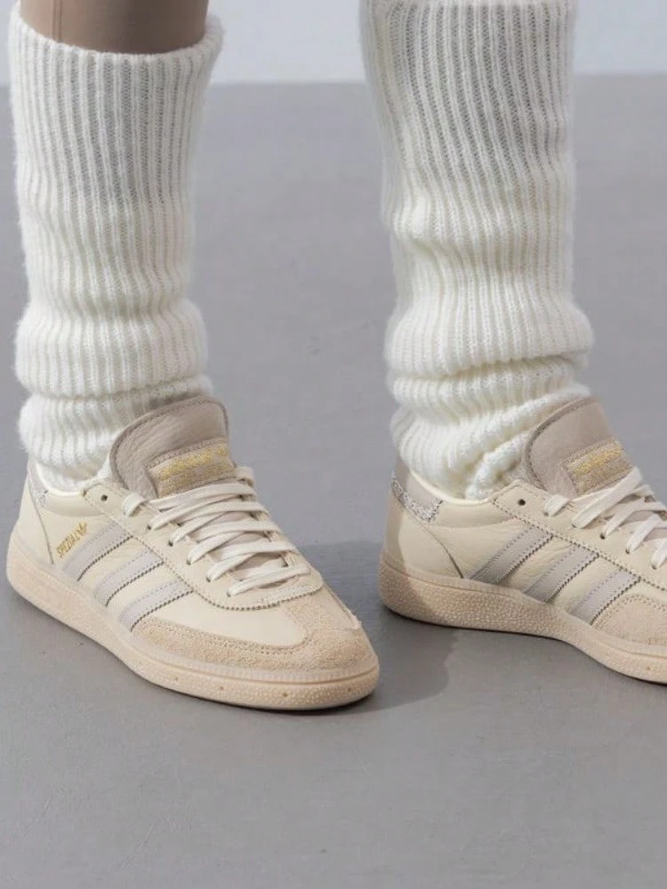 adidas originals HANDBALL SPEZIAL 圓頭舒適低幫板鞋 男女同款 棕色 - 棕色 - 查看 1