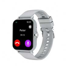 Latest 1.83inch Full Screen Touch Screen Fashion Lightweight Design Outdoor Sports Smartwatch, Suitable For Men And Women, Exquisite Silicone Strap, Plastic Shell, Supports Wireless Calling, Message Notification, Fitness Tracking, Pedometer, Wireless Music, Multiple Sports Modes, Weather Forecast, Compatible With Apple And Android System Phones. Perfect Valentine's Day, Christmas, Birthday Gift, - Multicolor - View 14