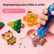 Boys & Girls Holiday Children's DIY Educational Toys, Preschool Creative Toys, 3D Diamond Painting Craft Set, Princess Theme DIY Craft Set, Visual, Intellectual Development, Hands-On, Grasping, Sensory, Hand-Eye Coordination Interactive Toys - Multicolor - View 13