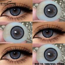 Eyeshare 1 Pair Of Blue Contact Lenses For Eyes Color Contact Lenses Diameter Of 14.5mm - Blue - View 4