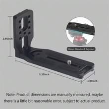 L-Shaped Quick Release Plate Vertical Screen Bracket For DSLR Cameras, Aluminum Alloy - View 5
