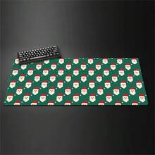 Christmas String Light Large Rubber Desk Mat, Snowflake Print Gaming Mouse Pad, Non-Slip Base Extended Keyboard Mat, Waterproof Desktop Protector For Home Office Computer Decor, Xmas Holiday Gift For Gamers - View 5