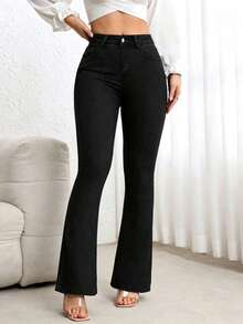 Women Jeans - Black - View 2