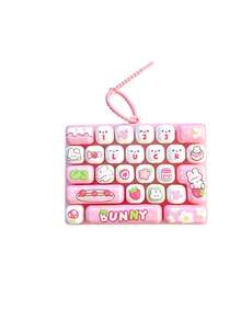 25-Key Mini Mechanical Keyboard Keychain In 4 Colors, Creative Keyboard Bag Pendant, Backpack Charm, Key Ring Holder,It Is The Best Gift For A Friend. - Multicolor - View 12
