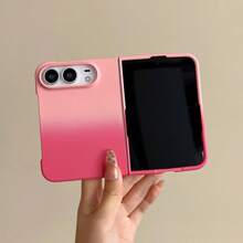 1pc Foldable Phone Case For Boys And Girls, Protective Cover, Smart Phone Case, Fashionable Phone Sleeve, Apple Phone Case, Foldable, Magnetic, Skin-Feel, Gradient, Popular, Fashion, Compatible With Apple Duo - Multicolor - View 14