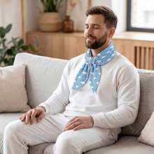 1pc Blue Snowflake Bear Neck Warmer - Blue Snowflake Bear - View 4