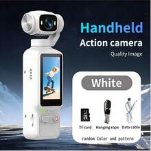 4K High Definition Pocket Camera, With 1.97-Inch Display, 180° Manually Adjustable Flip Lens, Built-In Fill Light - Supports 4K Video Recording, Includes 32GB Memory Card, 1800mAh Battery, Auto Focus, Suitable For Outdoor Sports And Video Recording - View 12
